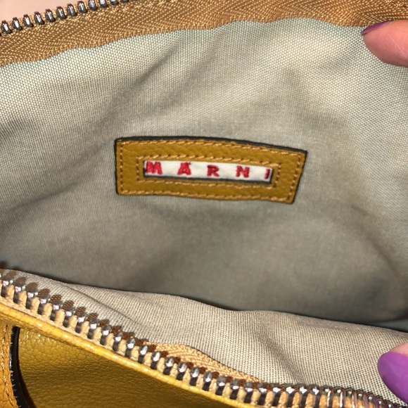 Marni, Yellow shoulder bag - Picture 5 of 8